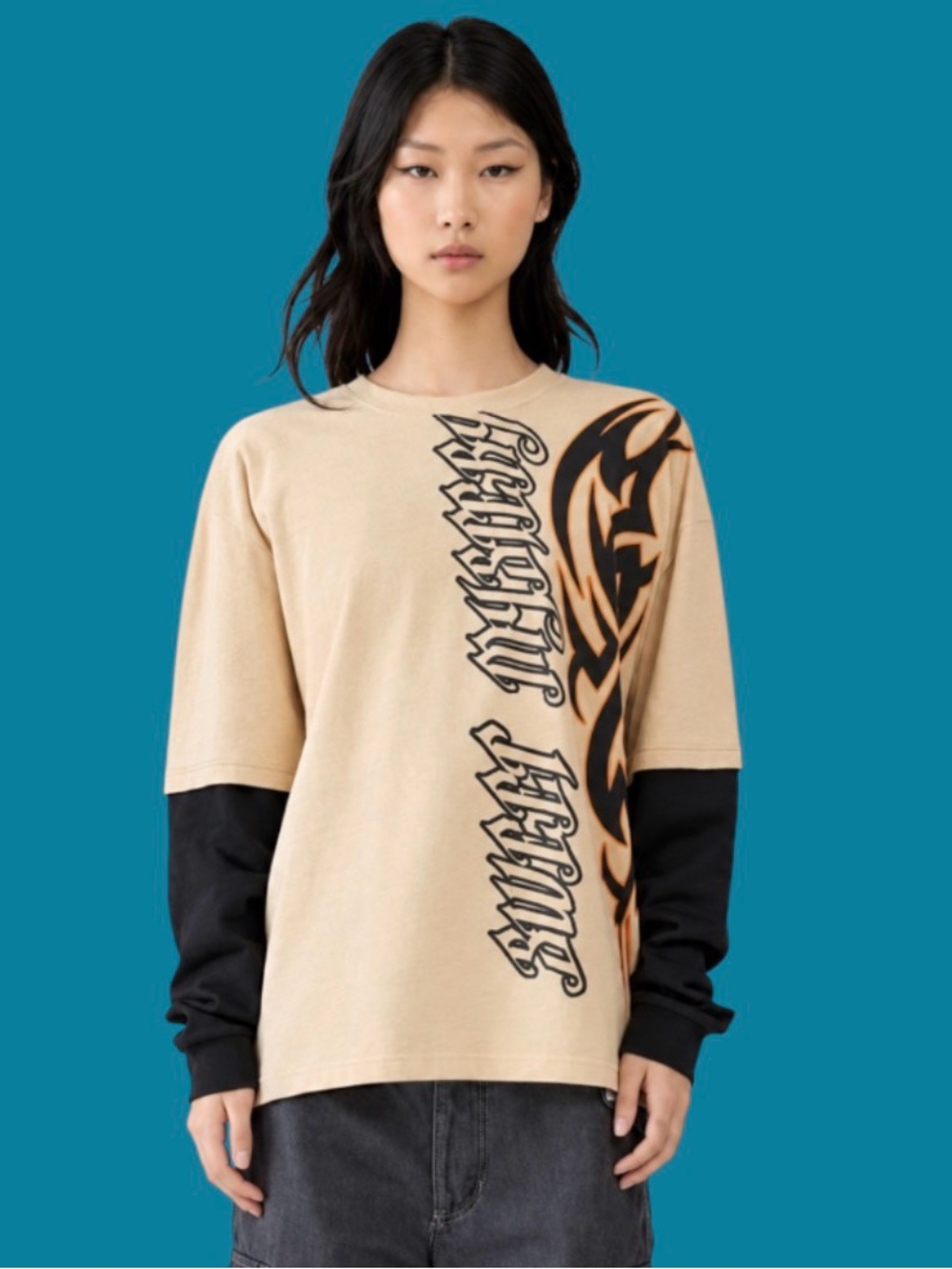 Urban Outfitters Unisex Long Sleeve Graphic Tee Large/XL